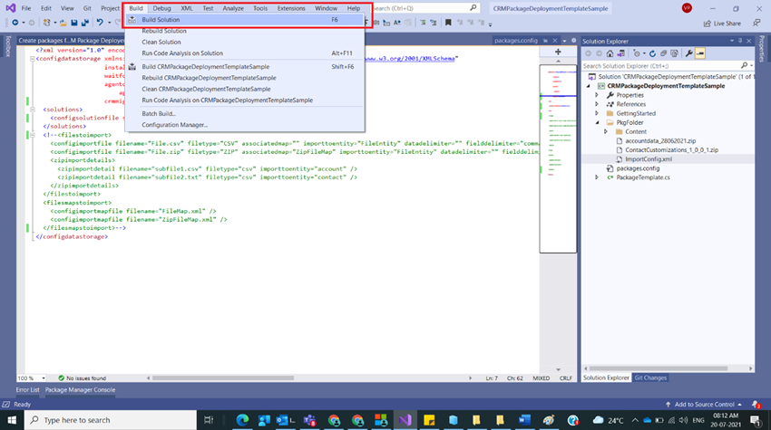 Deploy Packages using Package Deployer Tool in Dynamics 365 CRM